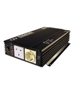 Mascot 2387 1000W 12V DC to 230V AC Inverter with both an EU Socket And UK Socket 