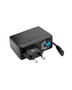 Mascot 9829 12-30V DC , 19.5W AC/DC Adjustable power supply with EU Base