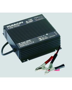 Mascot 9840 24V/2.5A 3-Step SLA Battery Charger with timer, fixed EU mains lead