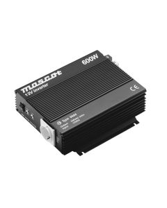 Mascot 9986 600W 12V DC to 230V AC Inverter with UK Socket/Terminal Blocks and modified sine wave output