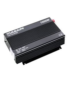 Mascot 9987 1000W 12V DC to 230V AC Inverter with UK Socket/Terminal Blocks and modified sine wave output