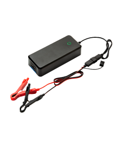 4340 CHARGER 100-240V 24V 2.7A LEAD ACID with Battery Clips