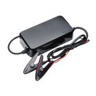 Mascot Blueline 3540 24V/10A 3-Step SLA Battery Charger with current detection and XLR plug and fixed mains cord and EU plug