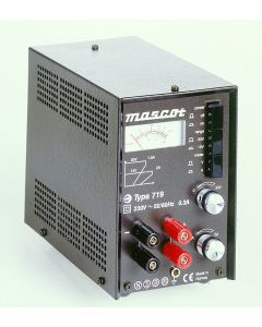 Mascot 719 0-30V 45W Adjustable Laboratory power supply with 4mm jack plug connections