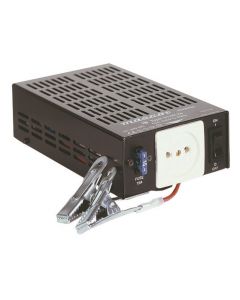 Mascot 9150 110W 12V DC to 230V AC Inverter with EU Socket/Battery Clips and modified sine wave output